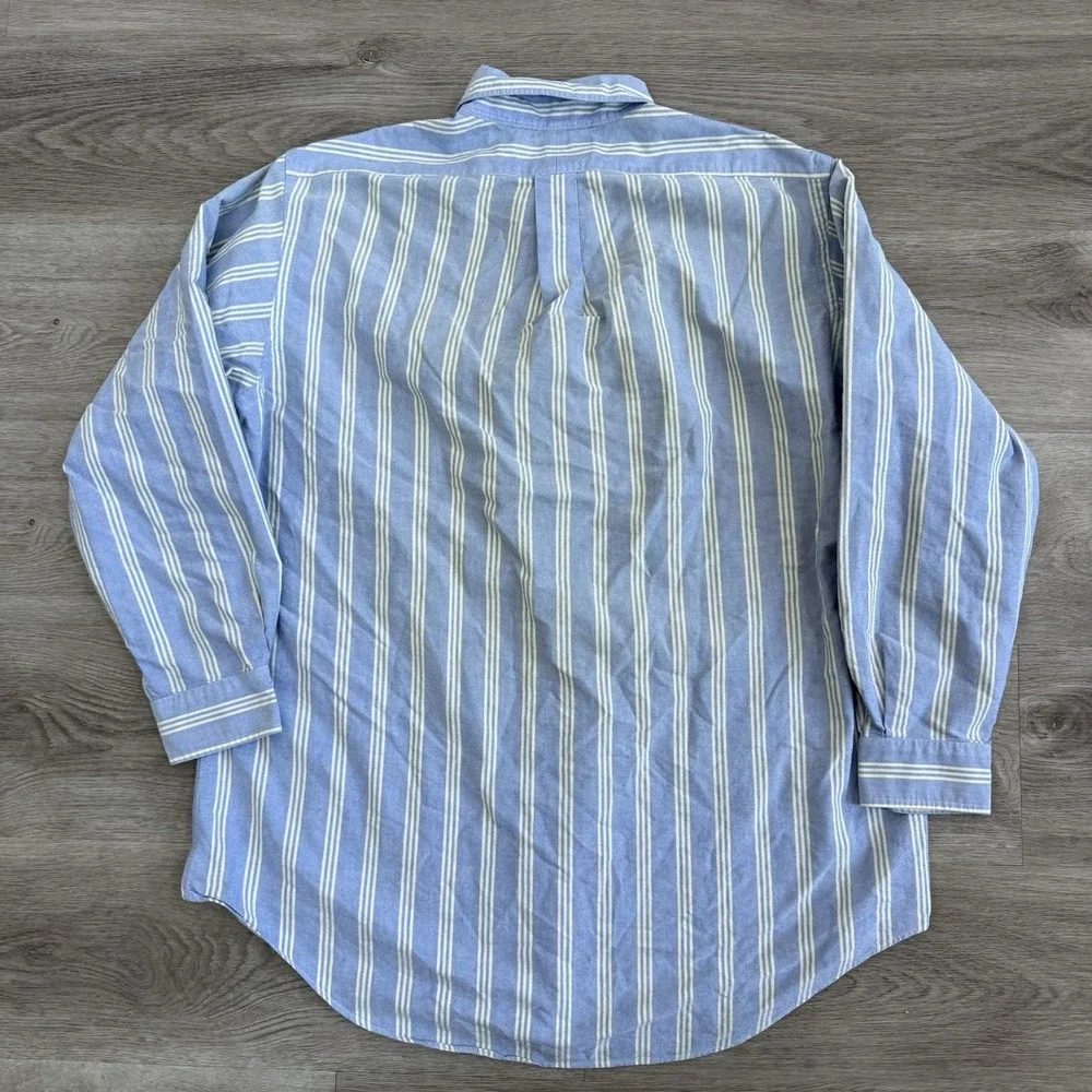 Vintage Polo Ralph Lauren Oxford Button Down Shirt 16.5-33 OCBD Flesh Pony Logo